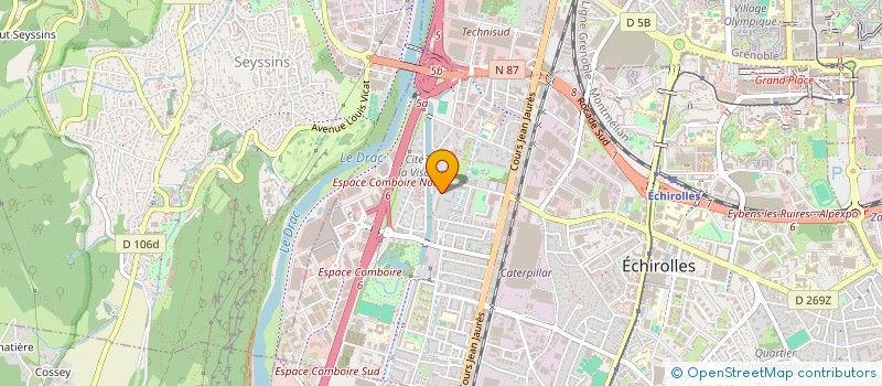 localisation de l'entreprise ALTITUDE FINANCES à GRENOBLE