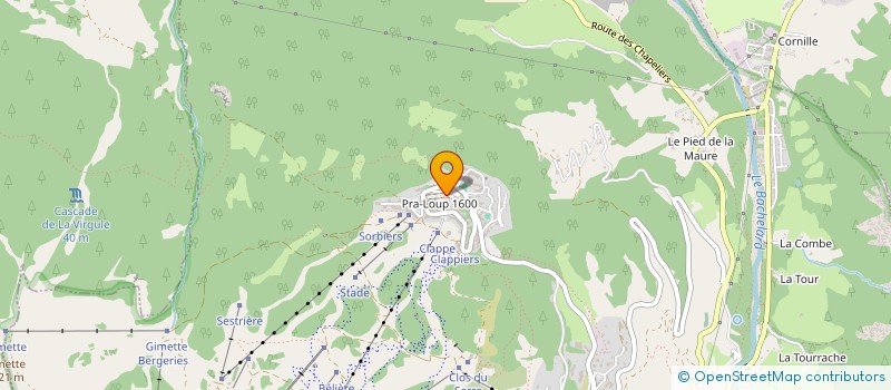 localisation de l'entreprise ALTITUDE GOURMANDE  UVERNET-FOURS