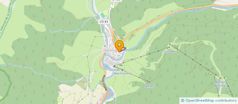 localisation de l'entreprise ALTITUDE GUIDES  VAL-CENIS