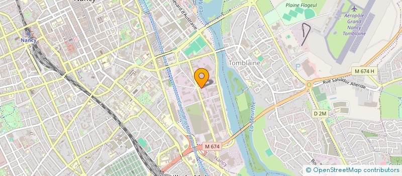 localisation de l'entreprise ALTITUDE INFRA GRAND NANCY  NANCY