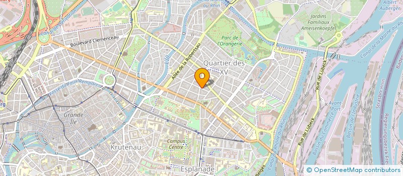 localisation de l'entreprise ALTITUDE INGENIERIE CONCEPT AMH à STRASBOURG