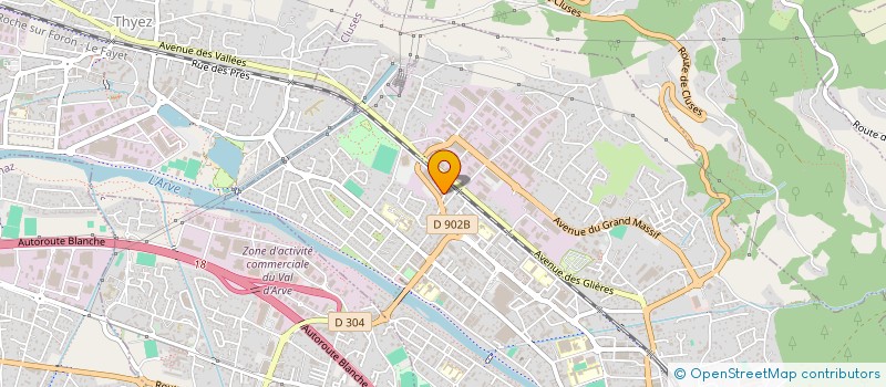 localisation de l'entreprise ALTITUDE MAITRISE D'OEUVRE SAS  CLUSES