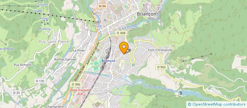 localisation de l'entreprise ALTITUDE METAL  BRIANCON