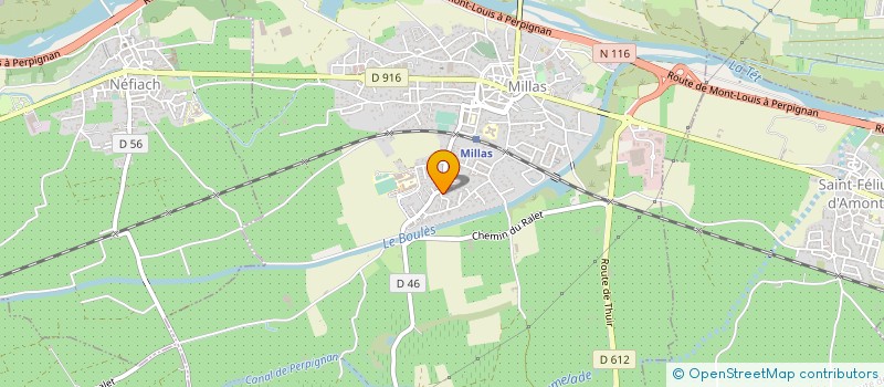 localisation de l'entreprise ALTITUDE PRO MONTAGE  MILLAS