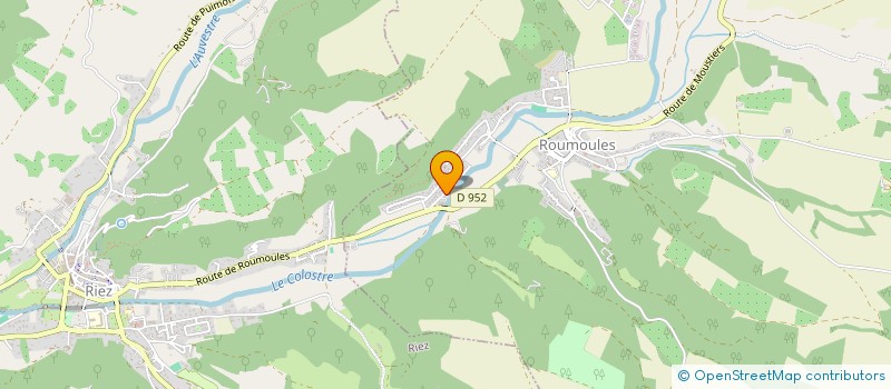 localisation de l'entreprise ALTITUDE REPARATION à ROUMOULES