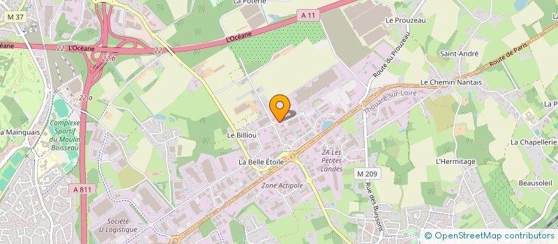 localisation de l'entreprise ALTITUDE SERVICES  VIGNEUX-DE-BRETAGNE