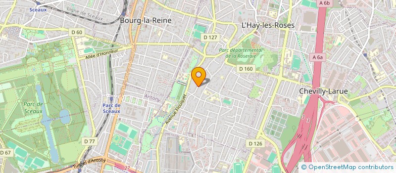 localisation de l'entreprise ALTITUDE SPORT  L'HAY-LES-ROSES