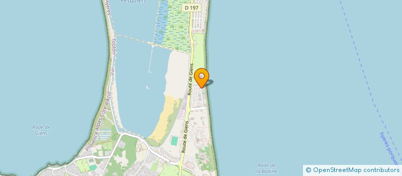 localisation de l'entreprise ALTITUDE ZERO à HYERES