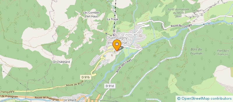 localisation de l'entreprise ALTITUDELUXE  CHAMPAGNY-EN-VANOISE