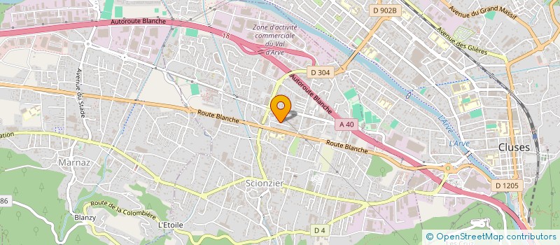 localisation de l'entreprise ALTITUDIA  SCIONZIER