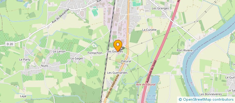 localisation de l'entreprise ALTIUM TRANSPORTS  SAINT-GEORGES-DE-RENEINS