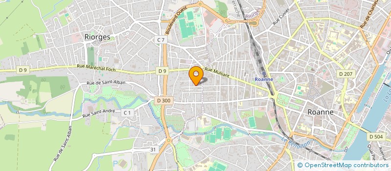 localisation de l'entreprise ALTIUS 327 à RIORGES
