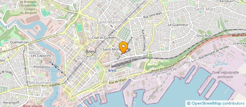 localisation de l'entreprise ALTIUS à BREST