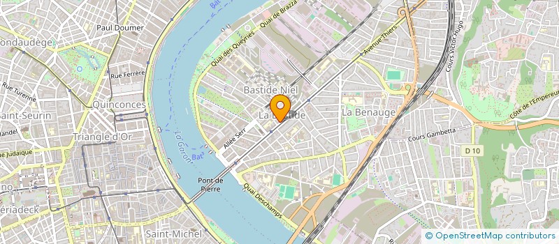 localisation de l'entreprise ALTIUS à BORDEAUX