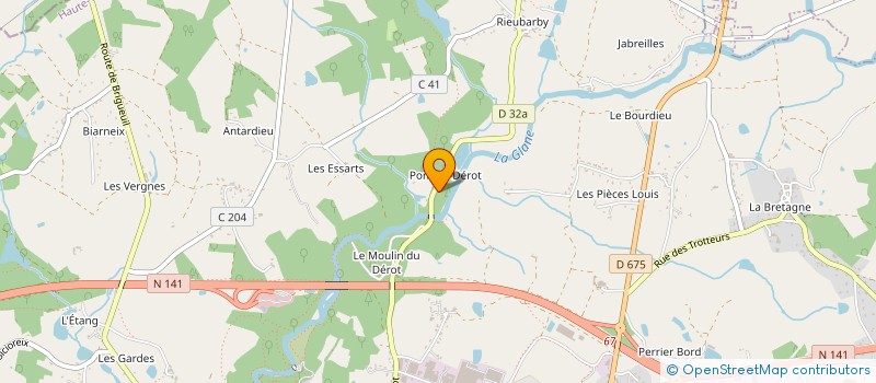 localisation de l'entreprise ALTIUS à SAINT-JUNIEN