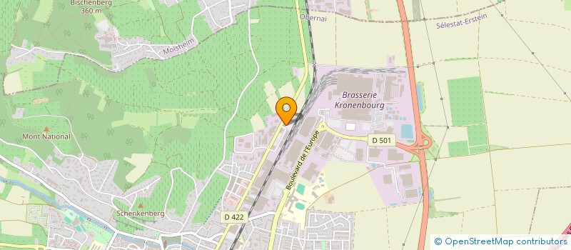 localisation de l'entreprise ALTIUS  OBERNAI