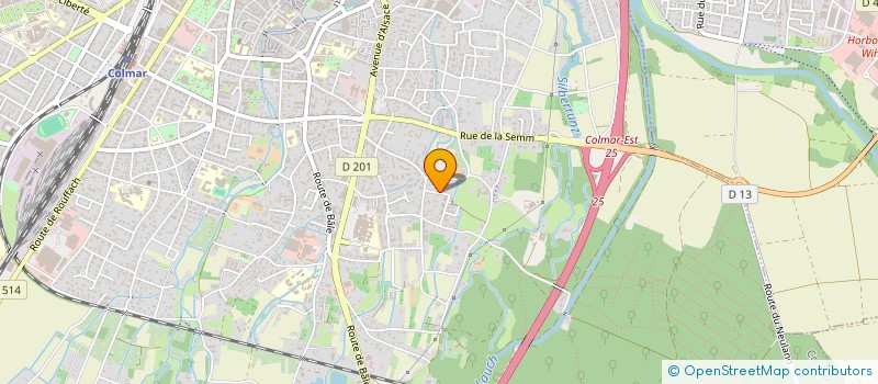 localisation de l'entreprise ALTIUS  COLMAR