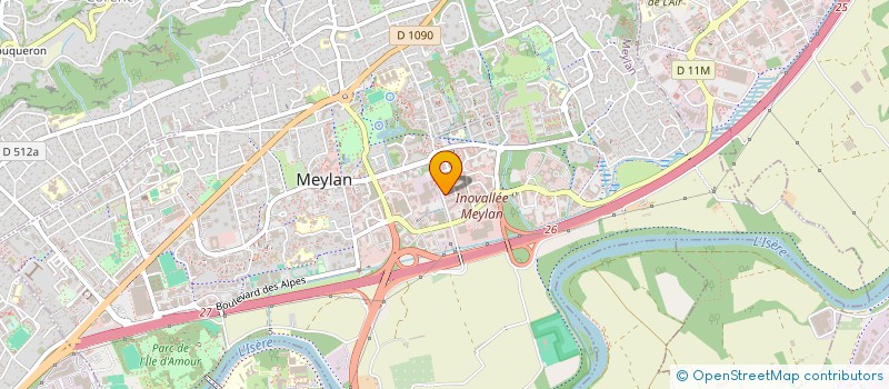 localisation de l'entreprise ALTIUS INVEST  MEYLAN