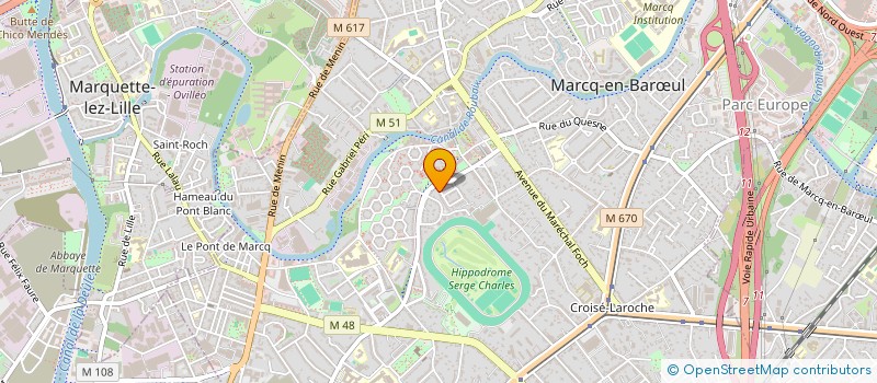 localisation de l'entreprise ALTIVEO à MARCQ-EN-BARŒUL