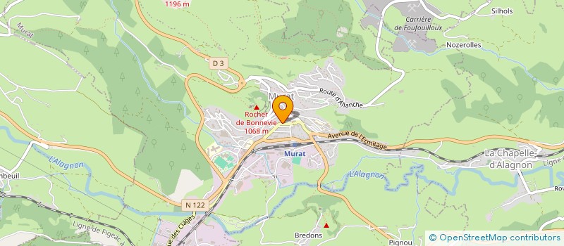 localisation de l'entreprise ALTIVET à MURAT