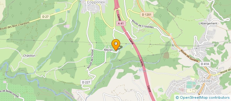 localisation de l'entreprise ALTIWAY  COPPONEX