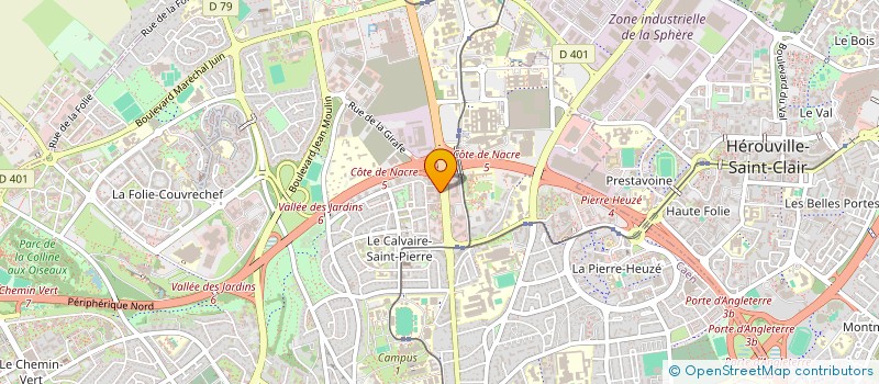 localisation de l'entreprise ALTJERINGA à CAEN
