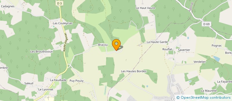 localisation de l'entreprise ALTMANN CONSULTING  AGONAC