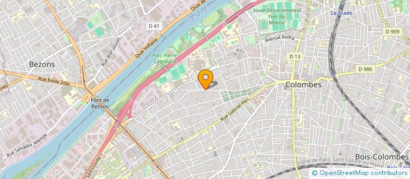 localisation de l'entreprise ALTMONDO SCI à COLOMBES