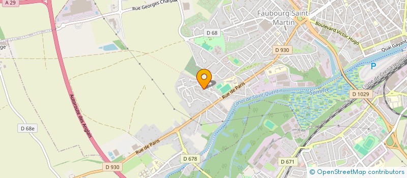 localisation de l'entreprise ALTN ETANCHEITE à SAINT-QUENTIN