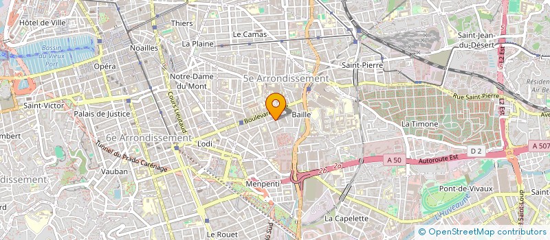 localisation de l'entreprise ALTO à MARSEILLE