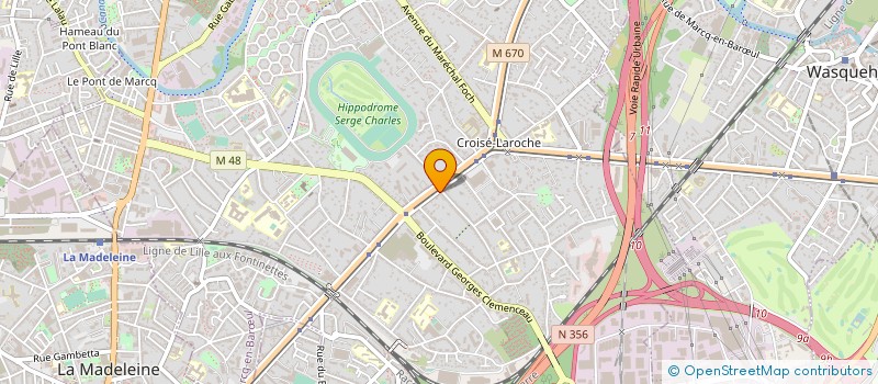 localisation de l'entreprise ALTO à MARCQ-EN-BARŒUL
