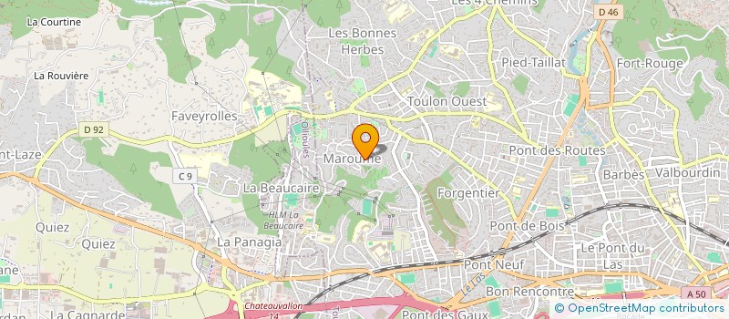 localisation de l'entreprise ALTO  TOULON