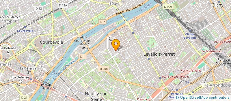 localisation de l'entreprise ALTO à NEUILLY-SUR-SEINE
