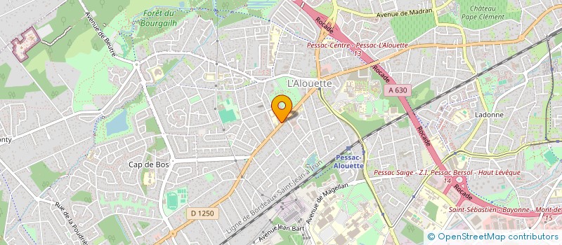 localisation de l'entreprise ALTO à PESSAC