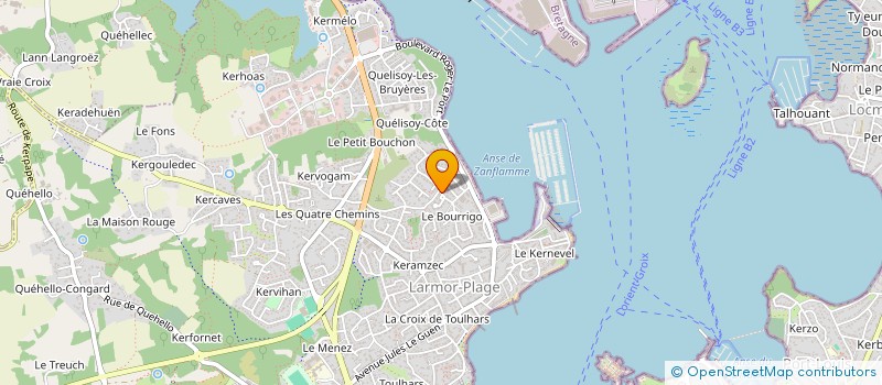 localisation de l'entreprise ALTO  LARMOR-PLAGE