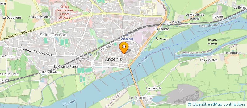 localisation de l'entreprise ALTO  ANCENIS-SAINT-GEREON