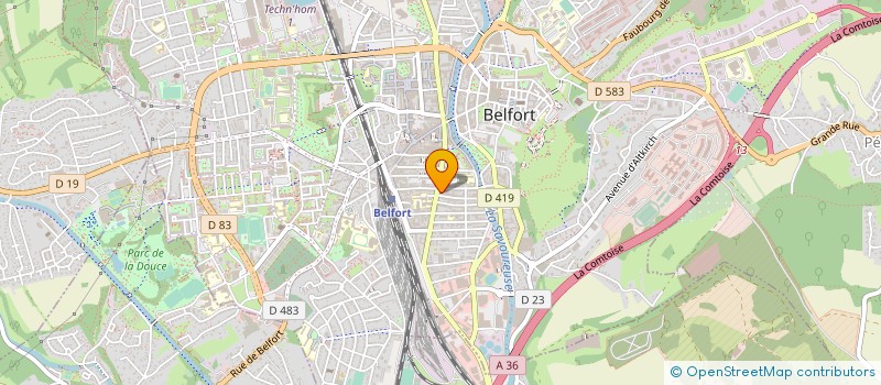 localisation de l'entreprise ALTO à SEVENANS