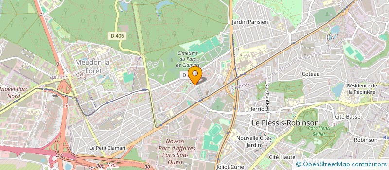 localisation de l'entreprise ALTO à CLAMART