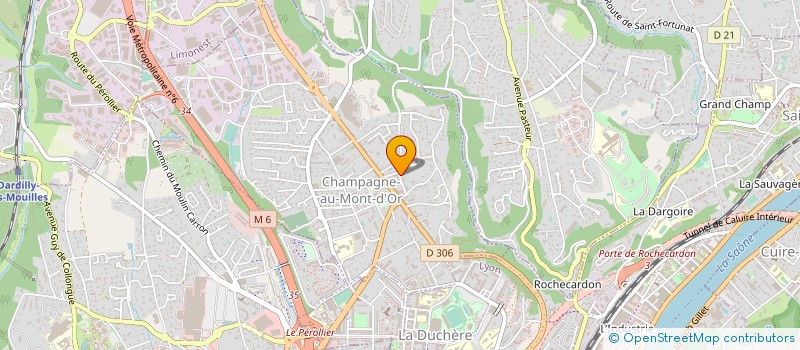 localisation de l'entreprise ALTO AMENAGEMENTS  CHAMPAGNE-AU-MONT-D'OR