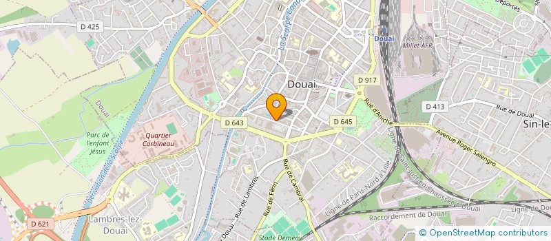 localisation de l'entreprise ALTO ANCO à DOUAI