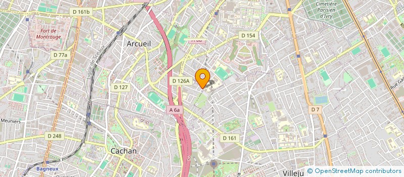 localisation de l'entreprise ALTO BTP IDF à ARCUEIL