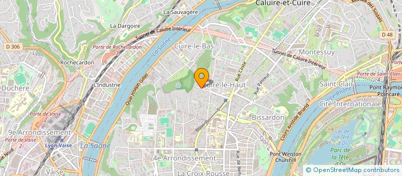 localisation de l'entreprise ALTO COMMUNICATION à CALUIRE-ET-CUIRE