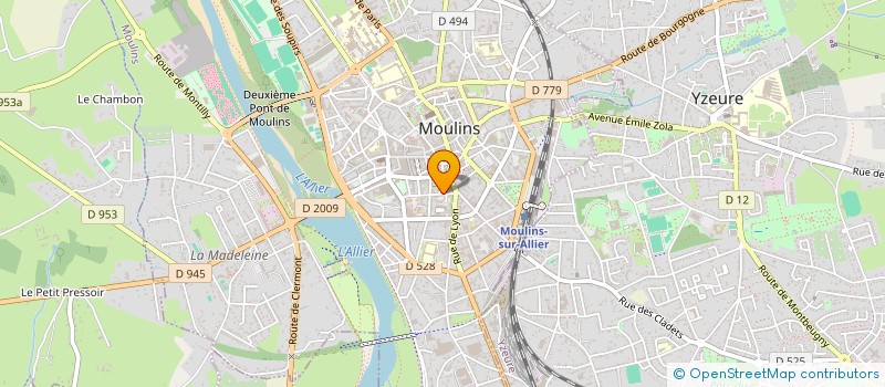 localisation de l'entreprise ALTO EVENTI à MOULINS
