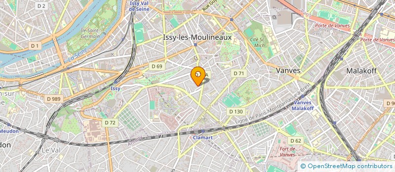 localisation de l'entreprise ALTO FREGATA à ISSY-LES-MOULINEAUX