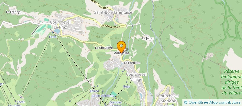 localisation de l'entreprise ALTO HYDRO à COURCHEVEL