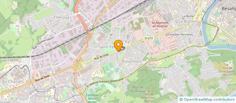 localisation de l'entreprise ALTO PANNES à BESANCON