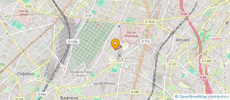 localisation de l'entreprise ALTO PIZZA  BAGNEUX