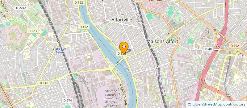 localisation de l'entreprise ALTO@PROD  ALFORTVILLE