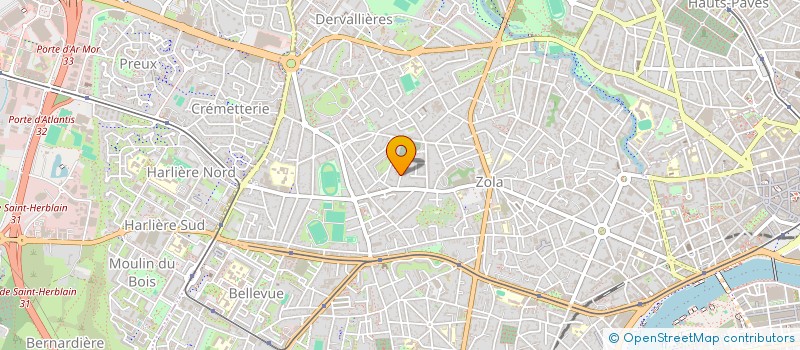localisation de l'entreprise ALTO SAS à NANTES
