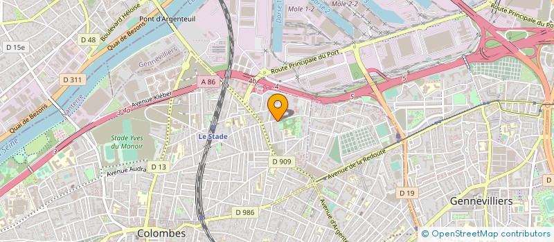 localisation de l'entreprise ALTO SEQUANNAISE D'ELECTRICITE  COLOMBES